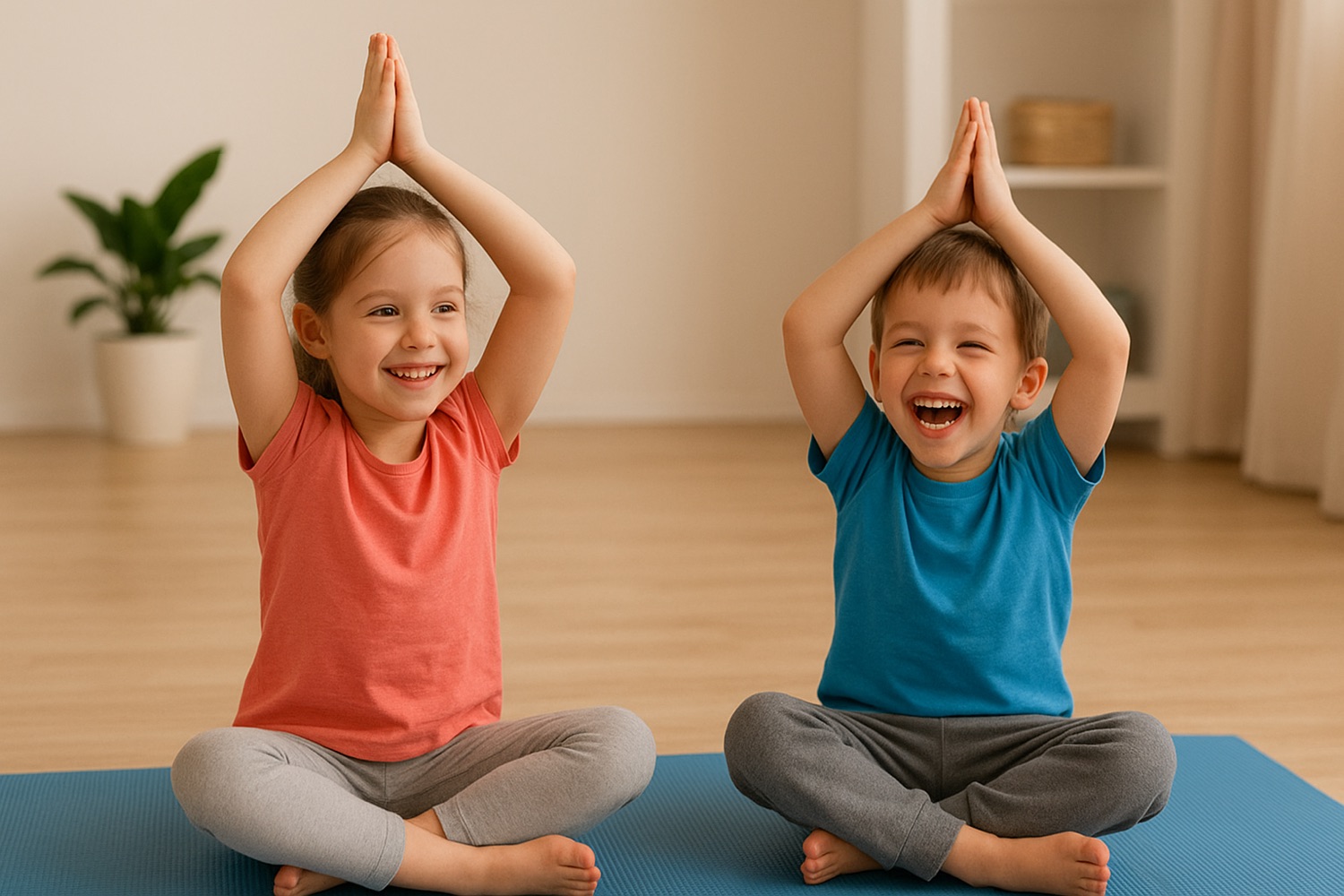 Kinderyoga — Kinder entdecken spielerisch Yoga-Haltungen